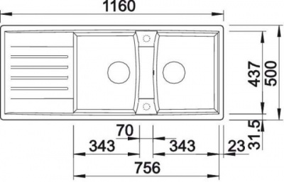 Мойка кухонная Blanco LEXA 8 S