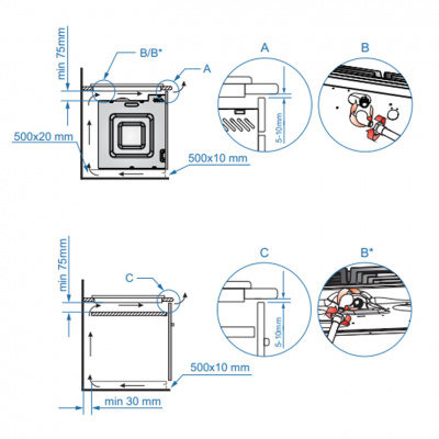 Газовая панель Hansa BHKW310300