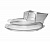 KitchenAid Защитный обод пластиковый для 5KSM90, 5KSM150PS, K45SS KN1PS