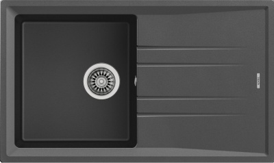Мойка из тегр. Teka STONE 50 B-TG темно-серый (ручной слив)