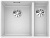 Мойка из силгр. Blanco SUBLINE 340/160-F белая