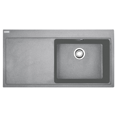 Мойка гранит MTG 611 серый камень левая Franke (114.0592.098)