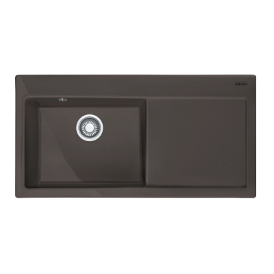 Мойка кухонная Franke Mythos MTK 611-100 (графит, чаша слева)