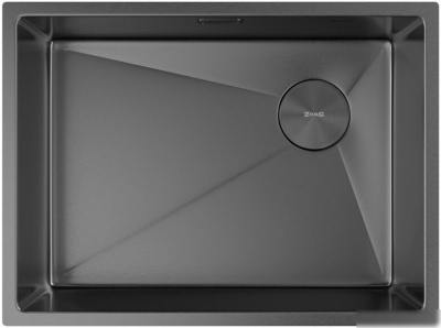 Кухонная мойка ZorG Zerox 59 U / IF Side SF PVD Gunblack