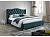 Кровать SIGNAL ASPEN VELVET BLUVEL 78 зеленый/дуб, 140/200