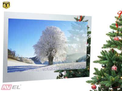 Ultra HD (4K) LED телевизор в зеркале AVS555SM (Magic Mirror)