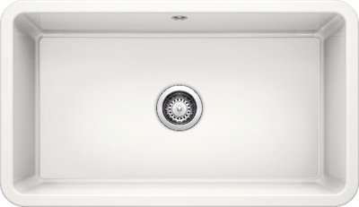 Мойка из кер. Blanco VILLAE Single глянцевый белый
