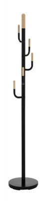 Вешалка HALMAR W62 черный/натуральный