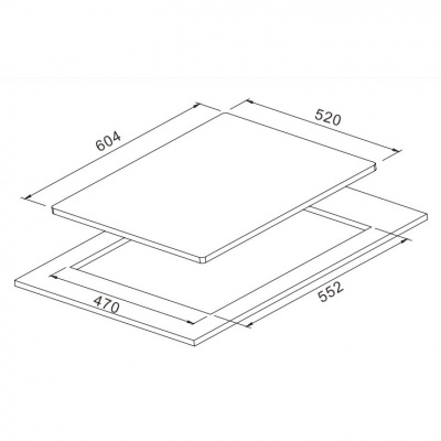 Газовая панель Hansa BHKS65135