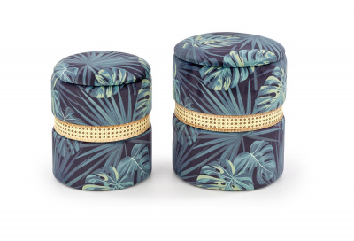 Комплект HALMAR CONGO (2 пуфа) разноцветный New