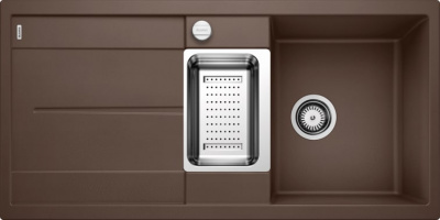 Мойка из силгр. Blanco METRA 6 S-F кофе