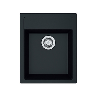 Мойка с сифоном тектонайт SID 610-40 черный Franke (114.0497.988)