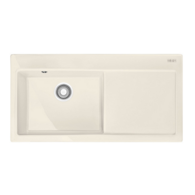 Мойка кухонная Franke Mythos MTK 611-100 (ваниль, чаша слева)