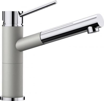 Смеситель BLANCO ALTA-S Compact хром/жемчужный