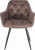 Стул с подлокотниками Signal Cherry Velvet Bluvel 38 (капучино/черный) Стул с подлокотниками Signal Cherry Velvet Bluvel 38 (капучино/черный)