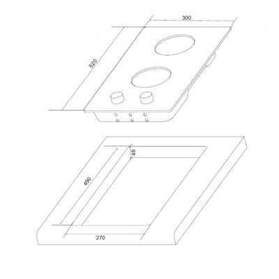 Газовая панель Hansa BHKS31038