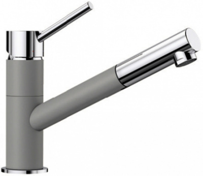 Смеситель BLANCO KANO-S алюметаллик/хром