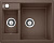 Мойка из силгр. Blanco METRA 6 кофе