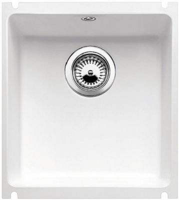 Мойка из кер. Blanco SUBLINE 375-U глянцевая белая