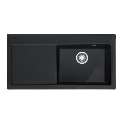 Мойка кухонная Franke Mythos MTK 611-100 (оникс, чаша справа)