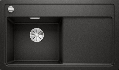 Мойка из силгр. Blanco ZENAR 45 S (чаша слева) черный