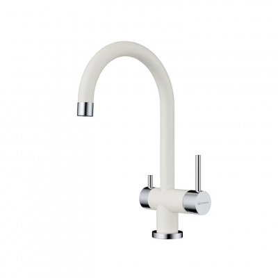 Смеситель OMOIKIRI Yamada-WH латунь/гранит/белый