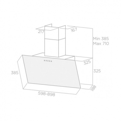 Вытяжка Elica SHADE BL/A/60