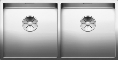Мойка из нерж. стали Blanco CLARON 400/400-IF зеркальная полировка