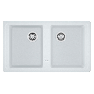 Мойка с сифоном гранит BFG 620 белый Franke (114.0363.941)