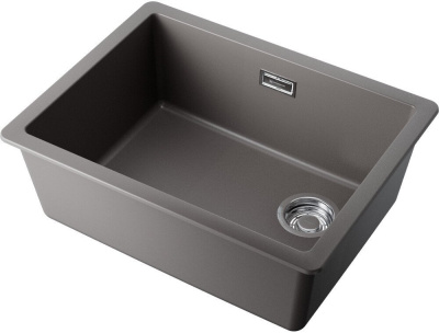 Кухонная мойка Omoikiri Kata 56-U/I-GR Side Artgranit (leningrad grey)