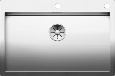 Мойка из нерж. стали Blanco CLARON 700-IF/А зеркальная полировка с клапаном-автоматом