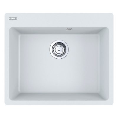 Мойка с сифоном гранит CNG 610-54 белый (в/у) Franke (114.0630.405)