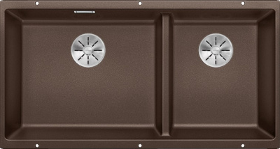 Мойка из силгр. Blanco SUBLINE 480/320-U кофе