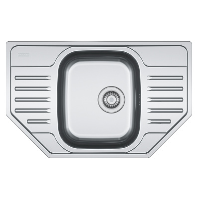 Мойка с сифоном нерж. PXL 612-E декор угловая Franke (101.0330.658)