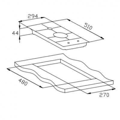 Газовая панель Weissgauff HGG 302 WG