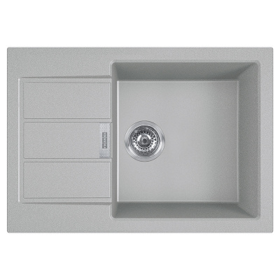 Мойка с сифоном тектонайт S2D Slim 611-62 серый Franke (143.0631.682)