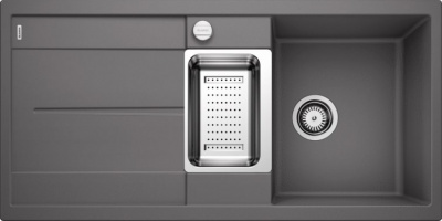 Мойка из силгр. Blanco METRA 6 S-F темная скала