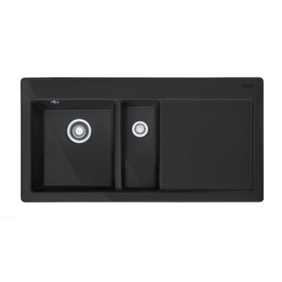 Мойка кухонная Franke Mythos MTK 651-100 (оникс, чаша слева)