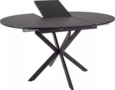Кухонный стол Signal Gaston ceramic 100-135/100 (черный/черный)