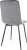 Стул Signal Daren Velvet Bluvel 14 (серый/черный) Стул Signal Daren Velvet Bluvel 14 (серый/черный)