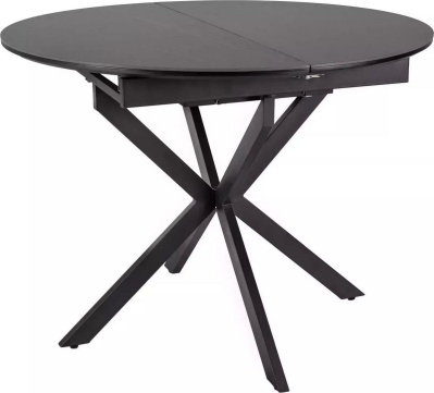 Кухонный стол Signal Gaston ceramic 100-135/100 (черный/черный)