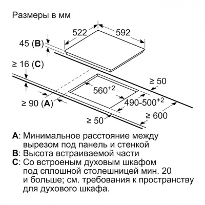 Электрическая панель Bosch PKB651F17