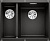 Мойка из силгр. Blanco SUBLINE 340/160-U (чаша справа) черный