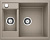 Мойка из силгр. Blanco METRA 6 серый беж