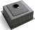 Кухонная мойка Blantek LS-5050SNB Snake texture black
