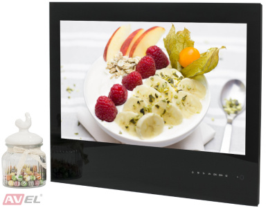 Встраиваемый AVEL AVS240KS Smart телевизор (черная рамка)