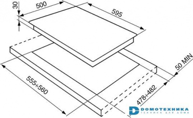 Газовая панель Smeg SRV864RAG
