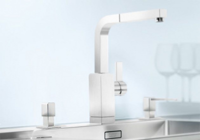 Смеситель Blanko LEVOS-S нержавейка