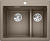 Мойка из силгр. Blanco PLEON 6 Split серый беж