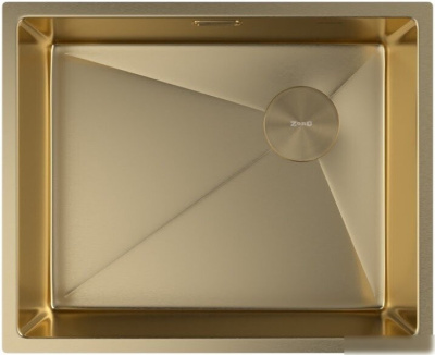 Кухонная мойка ZorG Zerox 54 U / IF Side SF PVD Gold